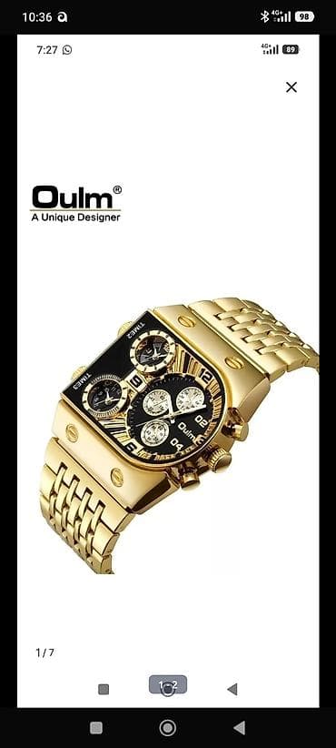 casio original: Мужские наручные часы Oulm (A Unique Designer) – эффектная модель в — 2
