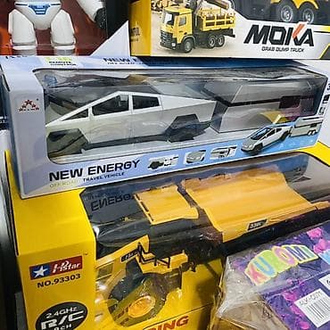 детская машинка с пультом: Набор игрушек и электроники: 1) Радиоуправляемая модель легкового — 4