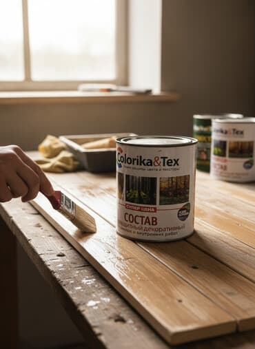 керамик про: Защитный декоративный состав «Colorika&Tex» для наружных и — 1