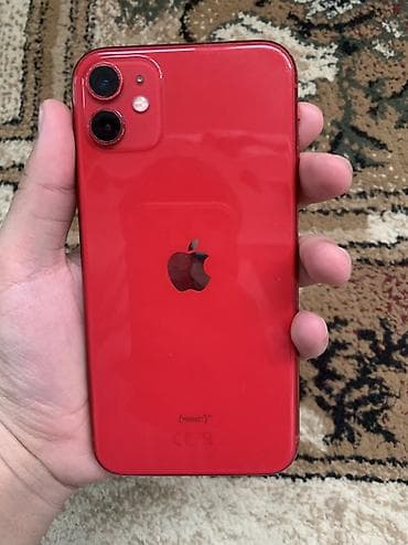 poco f2: IPhone 11, Б/у, Красный, Кабель — 1