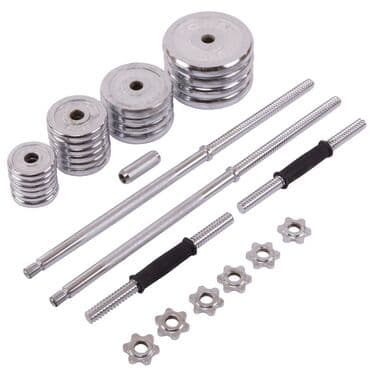 гантели наборные хромированные: Набор гантелей + штанга York Fitness 50 кг Штанга York — 3