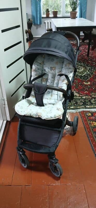 подставка для второго ребенка на коляску: Коляска, цвет - Черный, Б/у — 7