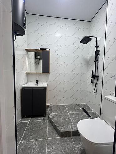 osh flats: 1 комната, 32 м², Элитка, 1 этаж, Евроремонт — 3