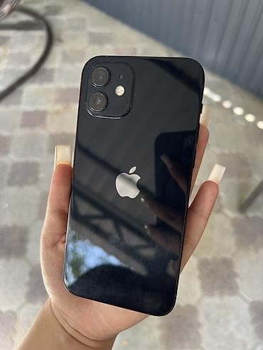 IPhone 12, Б/у, 64 ГБ, Черный, 74 %