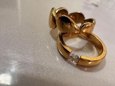 кольцо для платья: Золотые кольца Cartier — набор из двух украшений. Кольцо бижутерия от — 2