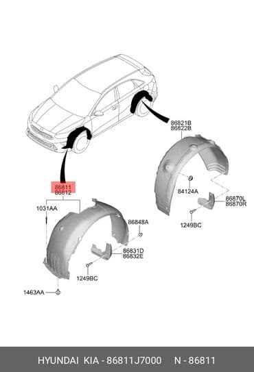 где купить акулу из икеи: Подкрылок Передний левый Kia, 2018 г., Новый, Аналог — 1