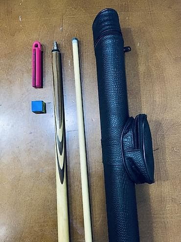 кии бильярдный: Кий венге. Бильярдный набор: кий разборный 2 части + жесткий тубус + — 1