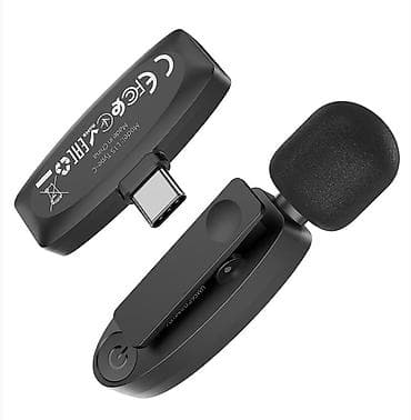 mic mini: L15 Crystal, петличный беспроводной микрофон с ресивером Type-C, 360° — 5