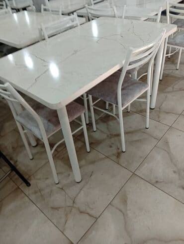 стол в гостиной со стульями: Кухонный стол и стул, Новый, Платная доставка — 5