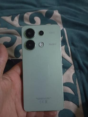 Техника и электроника: Redmi, Redmi Note 13, Б/у, 128 ГБ, цвет - Зеленый, 2 SIM — 3