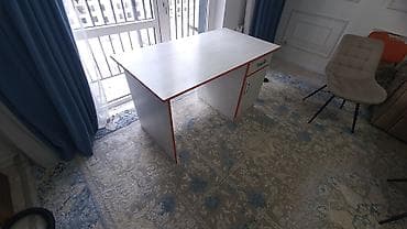 study table: Компьютерный стол, Б/у, С полками — 2