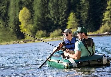 для удочек: Надувная лодка Intex Seahawk представляет собой надежное и удобное — 2