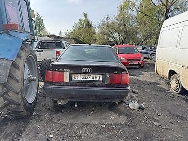 Продаю объем 2 моно мотор целый Audi 100 C4 (седан), тёмно-бордовый