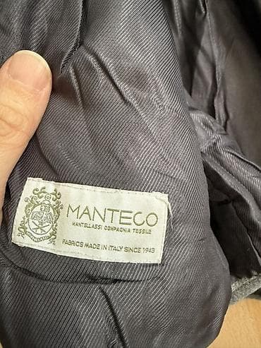 ZARA. Серая теплая парка с капюшоном из ткани MANTECO (Италия) — 2