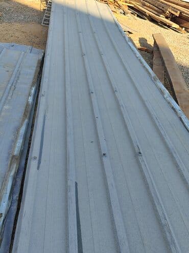 каменная вата: Профлист (профнастил) металлический, серый. Около 700 КВ/метр есть. 1 — 6