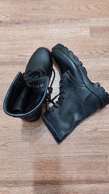 туфли военные: Берцы новые/армейские летние (весна, осень) ботинки черные, размер 44 — 4