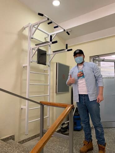 турник с брусьями для дома: Турник, Новый, Бесплатная доставка — 1