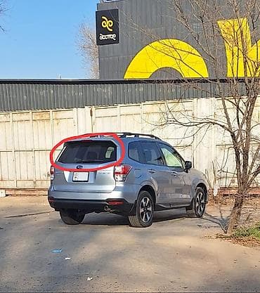 forester sf: Стекло Багажника Subaru, 2017 г., Б/у, Оригинал — 2