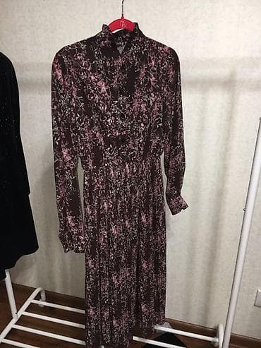 Личные вещи: Повседневное платье, Турция, Осень-весна, Длинная модель, Шифон, Турецкое, S, M, L — 2