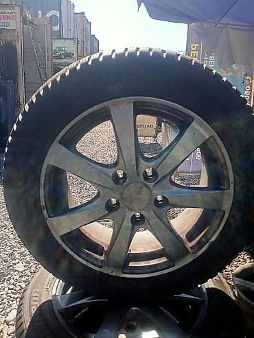 диски для авто: Колеса в сборе 215 / 60 / R 15, Зима, Б/у, Комплект, Легковые, Литые, отверстий - 5 — 1