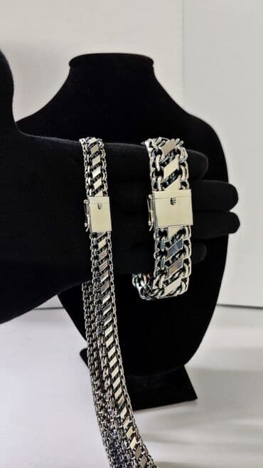 украшения изделия ручной работы: Серебряный браслет "Двойной Бисмарк" Вес 126 грамм — 10