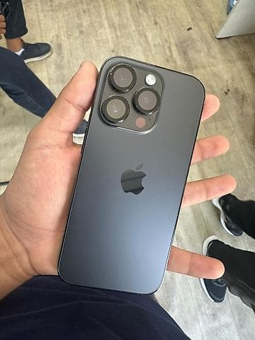 IPhone 14 Pro, 128 ГБ, Black Titanium, Чехол, 100 %