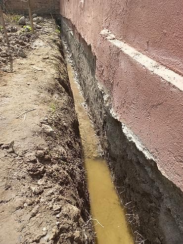 уста фундамент: Дренаж вокруг фундамента и гидроизоляция - Устройство пристенного — 3