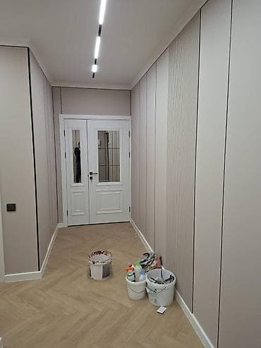 фасадные работы: Евро ремонт жазайбыз шпаклевка, обой,краска,бамбук панел — 8