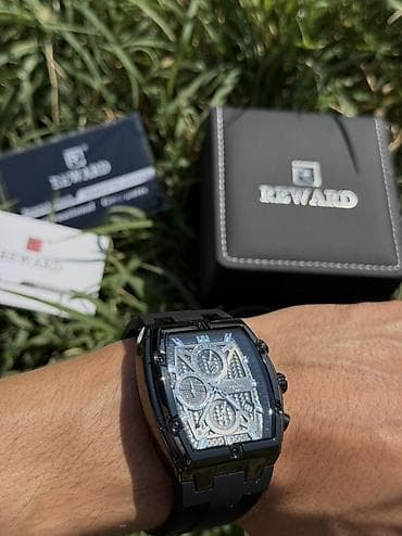 Аксессуарлар: Мужские наручные часы REWARD в подарочной коробке. Так как у нас — 4