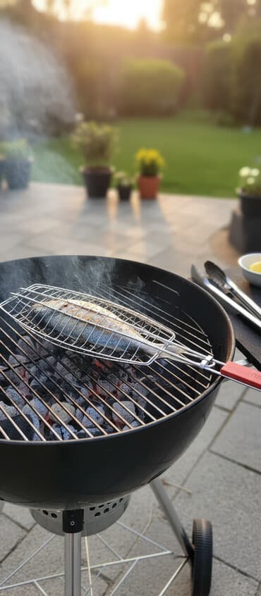 Садовые инструменты и инвентарь: Сетка для рыбы 63см — 1