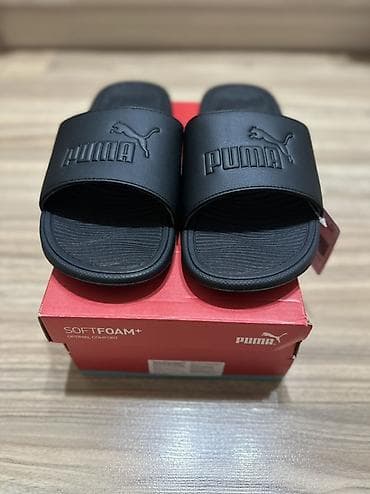 сланцы пума: Мужские сандалии, 43, Puma, Новый, цвет - Черный, Бесплатная доставка — 2