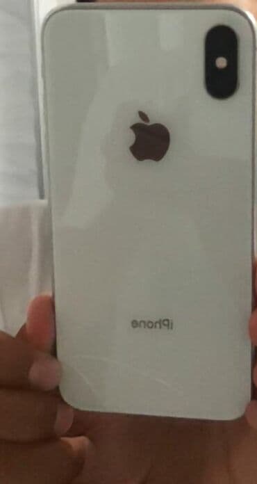 iphone xr без фейс айди: IPhone X, Колдонулган, 64 ГБ, Ак, Каптама, 100 % — 1