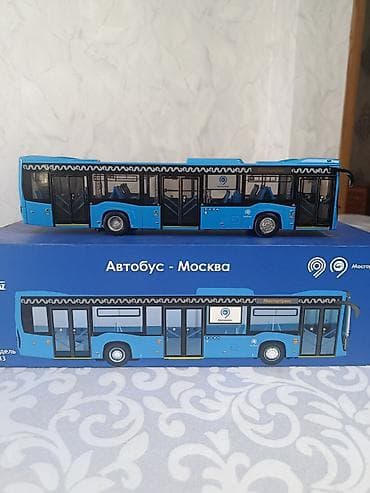1000 к: Масштабная модель городского автобуса «Мосгортранс» KAMAZ, масштаб — 3