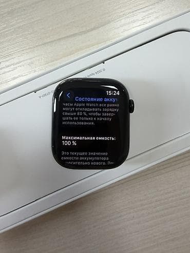 Apple Watch 10серии 46мм цвет черный/space black. Практический новый — 2