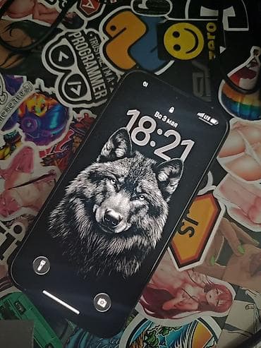 IPhone 13 Pro, Б/у, 256 ГБ, Серебристый, Чехол, 83 % — 2