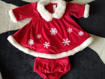 одежды для новорожденных: Детское платье, цвет - Белый, Новый — 1