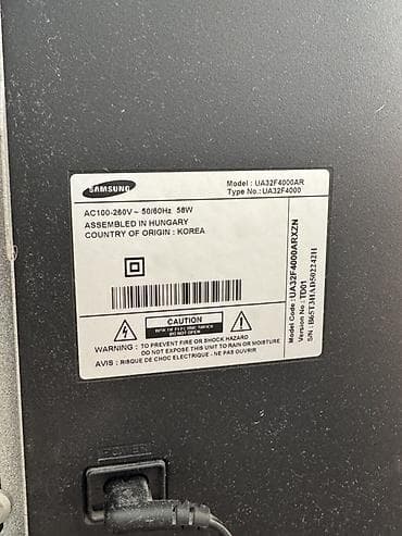 Телевизоры: Телевизор Samsung 32" (модель UA32F4000AR) - Диагональ: 32 дюйма - — 3