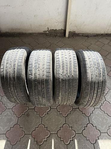 Транспорт: Шины 225 / 55 / R 18, Лето, Б/у, Комплект, Легковые, США, Hankook — 1