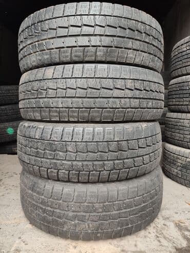 Шины 195 / 65 / R 15, Зима, Б/у, Комплект, Легковые, Япония, Dunlop