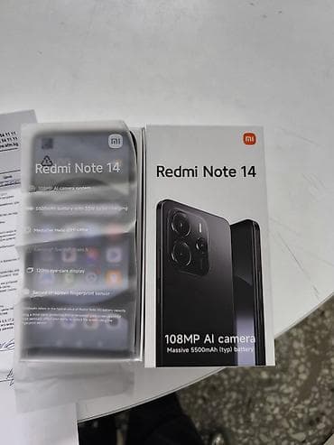 aipad mini 6: Смартфон Redmi Note 14 в голубом цвете — 4