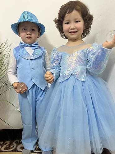 Светодиодные гирлянды: Детские карнавальные костюмы в комплекте для мальчика и девочки. - — 1