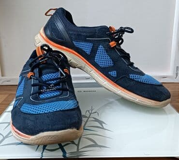 красовк: Кроссовки, 40, Ecco, Б/у, цвет - Синий — 1