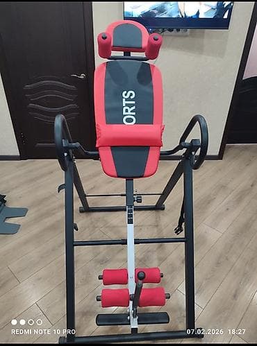 спортивные тренажоры: Продаю или меняю на мёд 🍯. Инверсионный стол Ultra Sport - — 1