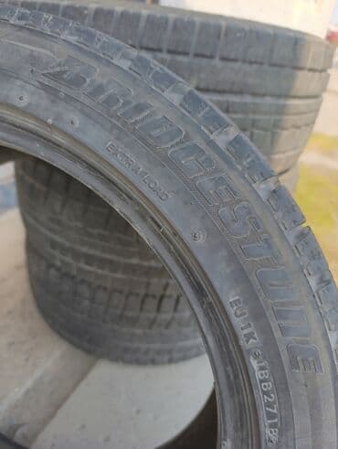 1С иштеп чыгуу: Шиналар 245 / 45 / R 18, Кыш, Колдонулган, Комплект, Жеңил унаалар, Жапония, Bridgestone — 9