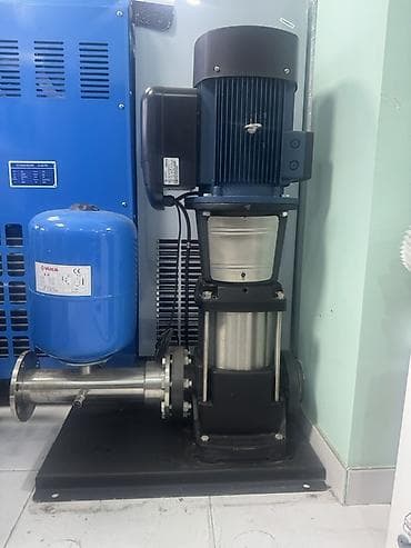 Вертикальный многоступенчатый насосный агрегат с частотным приводом