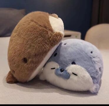 где можно купить плюшевую акулу: Плюшевый тюлень🦭🦭🦭 Очень мягкий🦭🦭🦭 Идеальный подарок для семьи и — 4