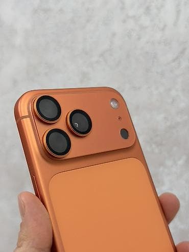 macbook air pro: IPhone 17 Pro Max, Б/у, 256 ГБ, Оранжевый, Коробка, 100 % — 5