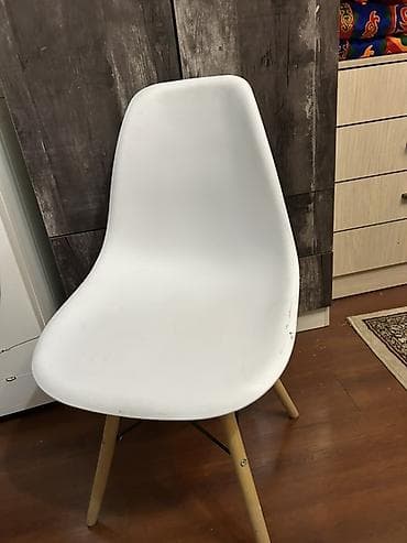 Үй жана бакча: Ашкана үчүн отургуч, Желим, түсү - Ак — 3