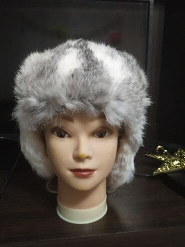 мурской шуба: Шапка с мехом кролика. Унисекс. Очень теплая. Новая. 10 мкр — 3