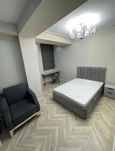 kant flat: 3 комнаты, Агентство недвижимости, Без подселения, С мебелью полностью — 3